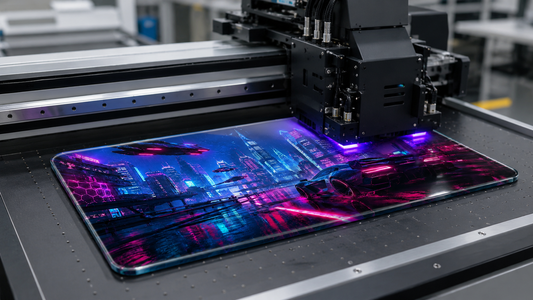 Precision UV Printed Glass