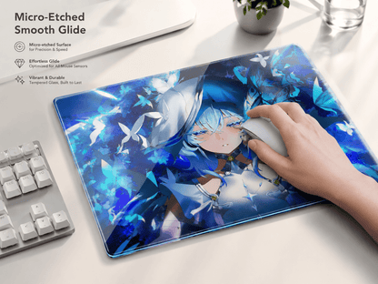 Shorekeeper Ethereal Anime Tempered Glass Mousepad