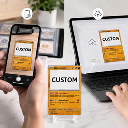 Custom Tempered Glass Trading Card