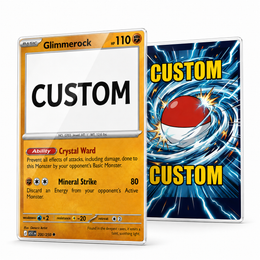 Custom Double-Sided Tempered Glass Trading Card