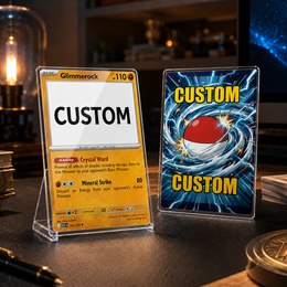 Custom Double-Sided Tempered Glass Trading Card