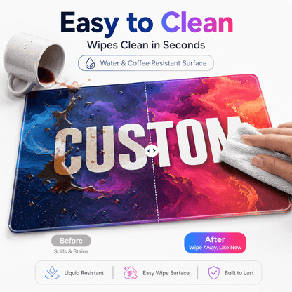 Custom Tempered Glass Mousepad