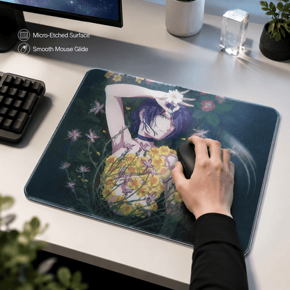 Reze Tempered Glass Mousepad