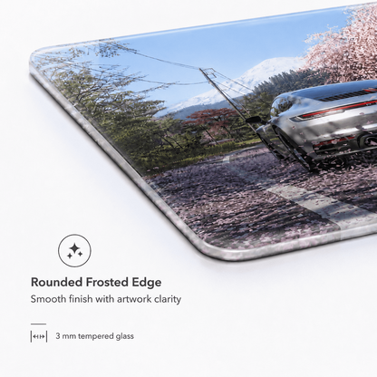 Horizon Racing Tempered Glass Mousepad
