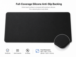 Epic Dragon Large Tempered Glass Mouse Pad