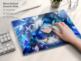 Shorekeeper Ethereal Anime Tempered Glass Mousepad