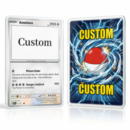 Custom Double-Sided Tempered Glass Trading Game Card