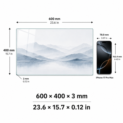 Starry Night Premium Tempered Glass Wall Art