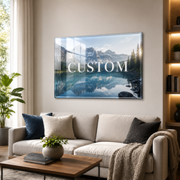 Custom Tempered Glass Wall Art