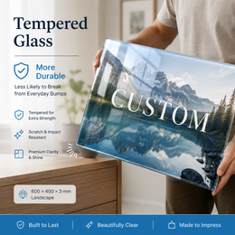Custom Tempered Glass Wall Art