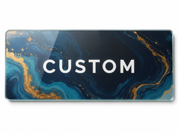 Custom Image Large Glass Mouse Pad