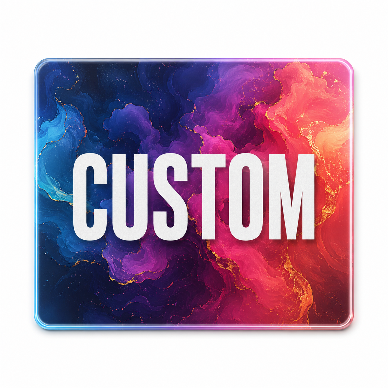 Custom Tempered Glass Mousepad