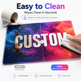 Custom Tempered Glass Mousepad
