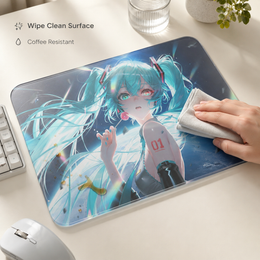 Miku Tempered Glass Mousepad