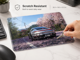 Horizon Racing Tempered Glass Mousepad