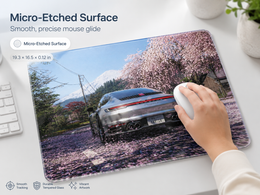 Horizon Racing Tempered Glass Mousepad