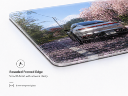 Horizon Racing Tempered Glass Mousepad