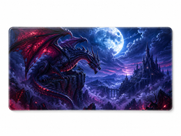 Epic Dragon Large Tempered Glass Mouse Pad