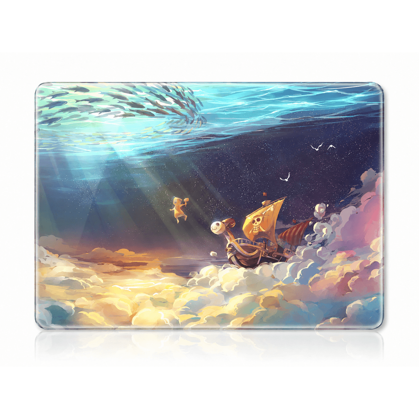 Going Merry Tempered Glass Mouse Pad